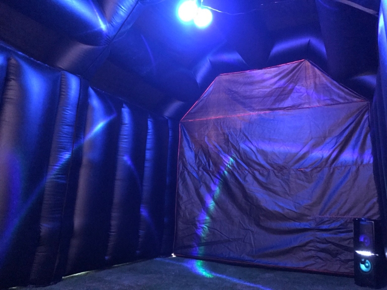 Instant Shelter Hire - Inflatable Nightclub